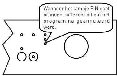 VALBERG 10C49 A+ W VET - Annuleren van hetprogramma - 2