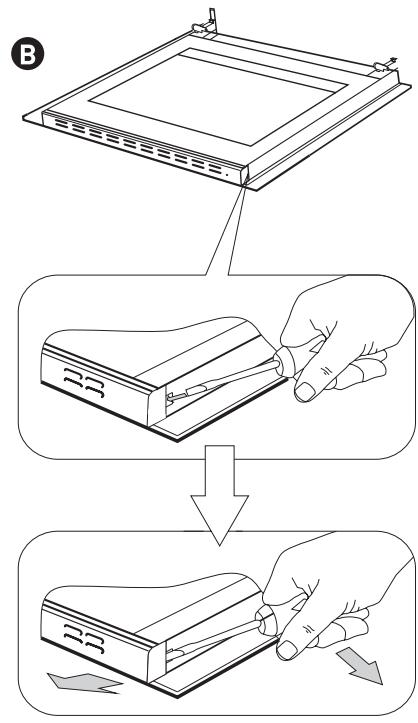 VALBERG CM 60 4MC X SIP - Comment enlever la vitre interieure - 1