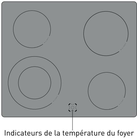 VALBERG CV 60 4MC W SIP - Indication de la température de la zone de chauffe - 1