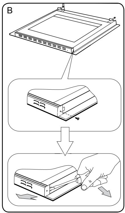 VALBERG CV 60 4MC W SIP - Comment enlever la vitre interieure - 1