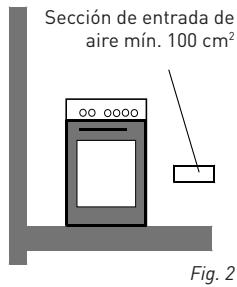 VALBERG CG 5060 4CM K VET - Evacuación de los gases de combustión - 2