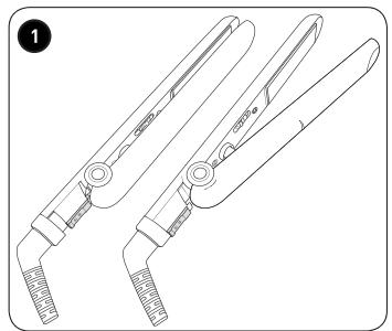 BE YOU Set coiffure - Fer à lisser / Stijltang / Haarglätter / Plancha para el能找到 - 1