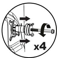 BELLAVITA WD 1275 WVET - Retrait des vis de bridage transport - 3