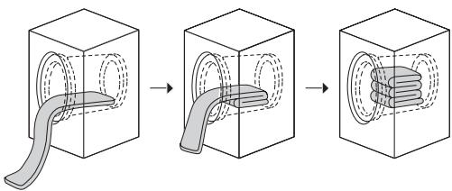 BELLAVITA WD 1275 WVET - Chargement du linge dans le lave-linge - 2