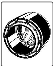 BELLAVITA WD 1275 WVET - Tambour - 1