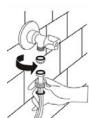 BELLAVITA WD 1275 WVET - Branchement de l'alimentation d'eau - 3