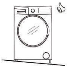BELLAVITA WD 1496 WVET - Mise en place du lave linge et réglage des pieds - 2