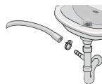 BELLAVITA WD 1496 WVET - Branchement de la vidange - 1
