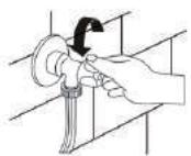 BELLAVITA WD 1496 WVET - Branchement de l'alimentation d'eau - 3