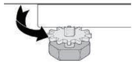 BELLAVITA WD 1496 WVET - Plaatsen van de wasmachine en verstelling van de poten - 4