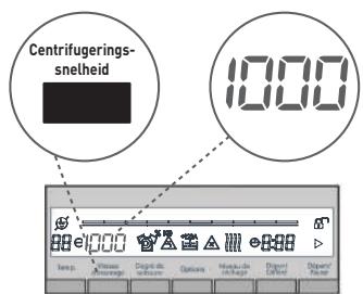 BELLAVITA WD 1496 WVET - 2- Selectie van de centrifugeersnelheid - 3