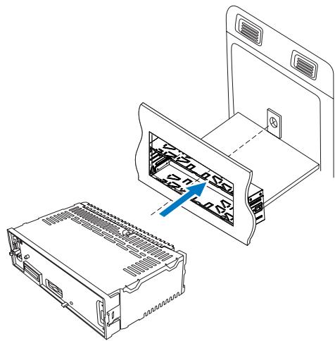 PHILIPS CE235BT - Fixation dans le tableau de bord - 4
