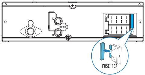 PHILIPS CE235BT - Remplacement du fusible. - 1