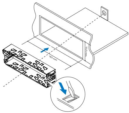PHILIPS CE235BT - Fixation dans le tableau de bord - 3