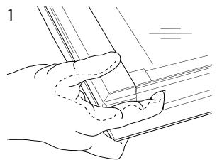 HOTPOINT FA2 540 P BL HA - CLICK &amp; CLEAN - CLEANING THE GLASS - 1