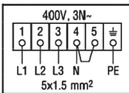 VALBERG CV 50 3CM W EUT - 3) SCHEMA DE BRANCHEMENT / CABLES DE BRANCHEMENT - 1