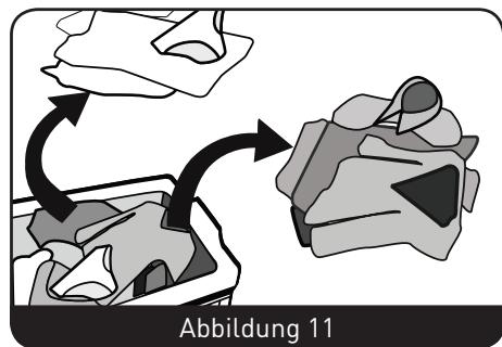 BELLAVITA WF 1407 A+++ WMIC - Prüfen Sie, ob bei Textilien, die zum ersten Mal gewaschen werden, die Gefahr besteht, dass sie ausbleichen (Abbildung 11). - 1