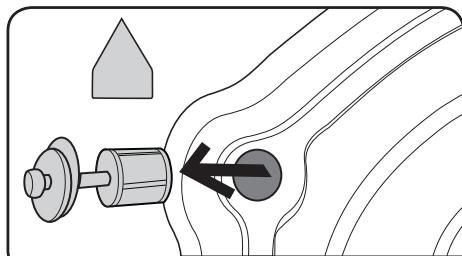 BELLAVITA WF 1407 A+++ WMIC - Retirer les vis de transport (Figure 1) - 1