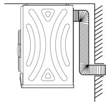 BELLAVITA DF 7 E C WMIC - Schritt 3: Befestigung des flexiblen Schlauchs: - 2