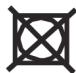 BELLAVITA DF 7 C B WMIC - Onderhoudspictogrammenvoor wasgoed - drogen - 4