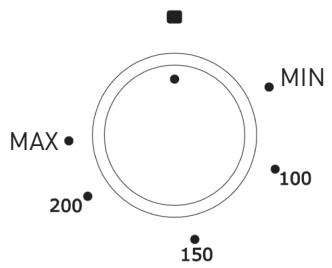 VALBERG CV 50 3CM S EUT - Bedieningsknop van de oven / thermostat - 1