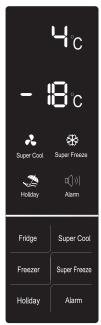 VALBERG CNF 326 A+ WHIC - Panel de control - 2