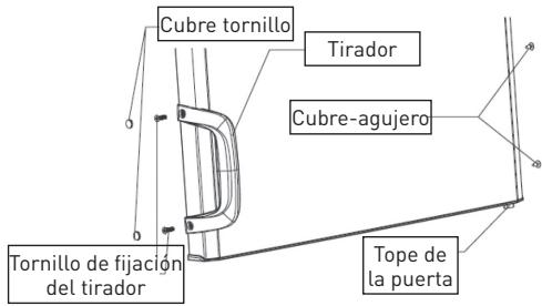VALBERG CNF 270 A+ WD XMIC - Retire el cubre bisagra - 3