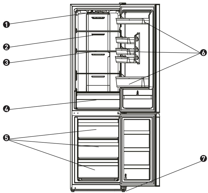 VALBERG CNF 270 A+ WD XMIC - Descripción del frigorífico - 1