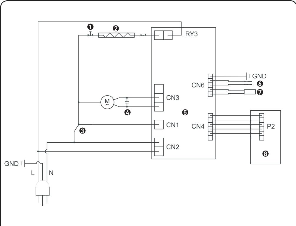 HIGH ONE DF 6 EC WWEC - Elektrisch schema - 1