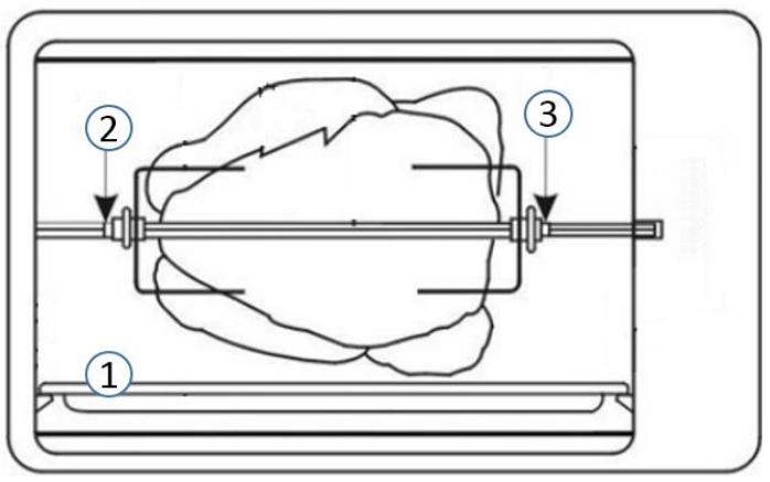 TELEFUNKEN MO21-SFE - Convection fan and/or rotisserie function button - 6