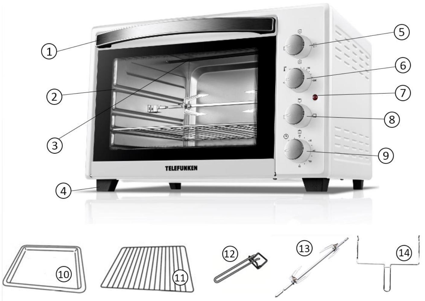 TELEFUNKEN MO21-SFE - DESCRIPCION - 1