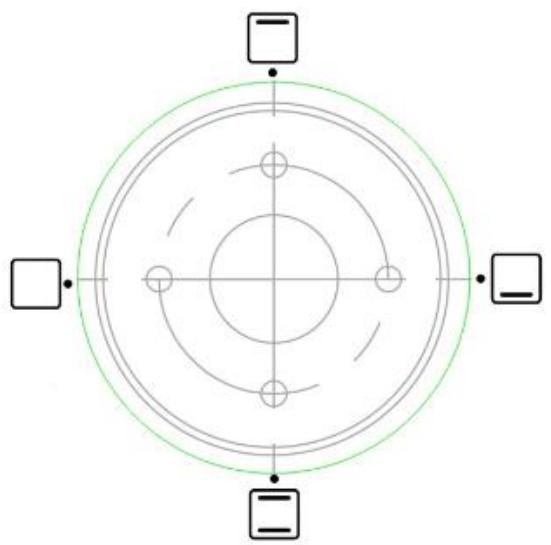 TELEFUNKEN MO21-SFE - Bouton sélecteur mode de cuisson - 1