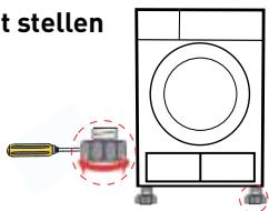 BELLAVITA DF 8 C B WMIC - Das Gerät waagerecht stellen - 1