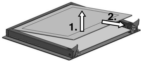 VALBERG FM 73 C TZ ARDSC - Pour démonter la porte du four (deux méthodes) - 7