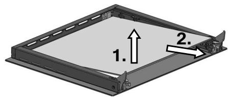 VALBERG FM 73 C TZ ARDSC - Pour démonter la porte du four (deux méthodes) - 6