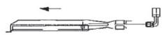 VALBERG CG 5060 4CC S EUT - Vervanging van de injector van de brander van de oven (Afb. 3, 4, 5 en 6) - 3