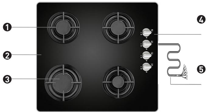VALBERG GGH 4 IC SIC BE - Beschreibung des Geräts - 1