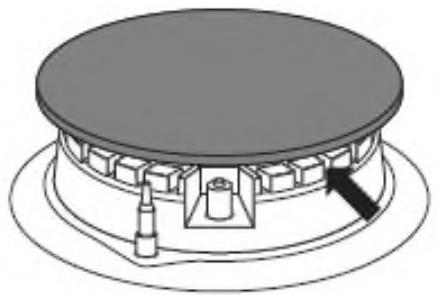 VALBERG GGH 4 IC SIC BE - Kochfelder, Kochfeldgitter, metallische oder Glasteile. - 1