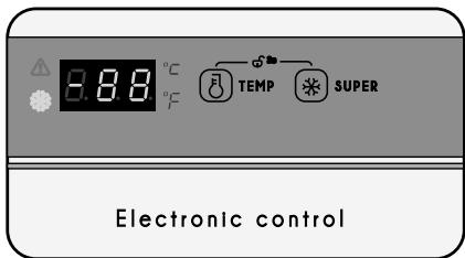 VALBERG CF 249 A+ WMIC - Einstellung der Temperatur - 1
