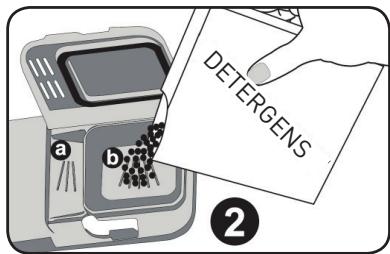 VALBERG 12C49 A++ D W VET2 - Vullen van het detergenscompartment - 2