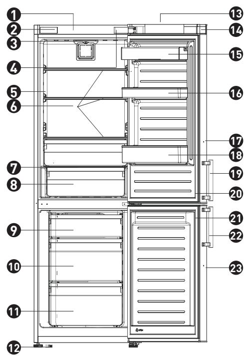 VALBERG CS 321 A+ WHIC - Beschreibung des Geräts - 1