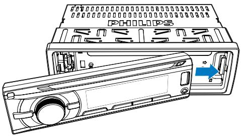PHILIPS CEM2200/19 - Fixation du panneau avant - 1