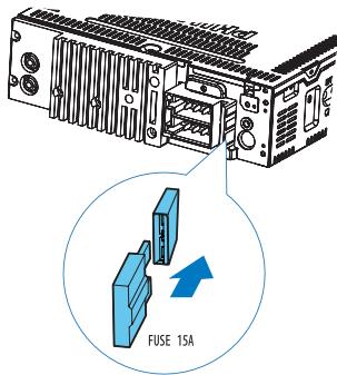 PHILIPS CEM2200/19 - Remplacement du fusible - 1