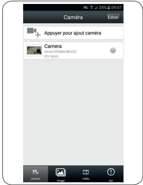 AVIDSEN FIXE EXTERIEURE WIFI HD - - CONFIGURATIE VAN DE CAMERA EN TOEVOEGEN IN DE TOEPASSING - 10