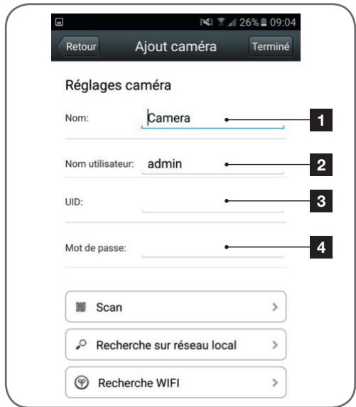 AVIDSEN FIXE EXTERIEURE WIFI HD - - KONFIGURATION DER CAMERA UNDHINZUFUGEN ZUR APP - 3