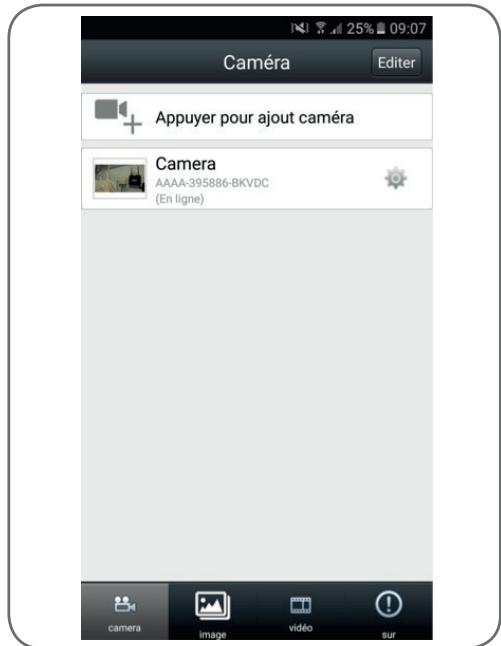 AVIDSEN FIXE EXTERIEURE WIFI HD - - CONFIGURATION DE LA CAMERA ET AJOUT DANS L'APPLICATION - 9