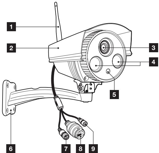 AVIDSEN FIXE EXTERIEURE WIFI HD - 2- TELECAMERA - 1