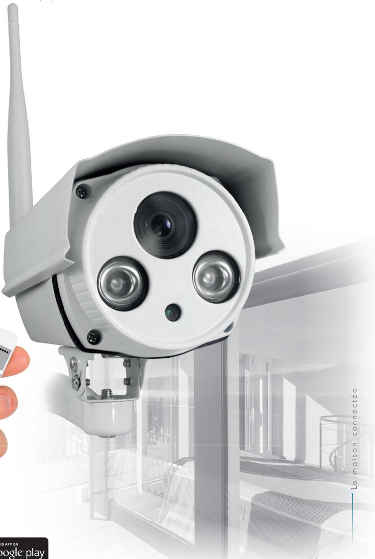 AVIDSEN FIXE EXTERIEURE WIFI HD - Câmara IP WI-FI 720P exterior - 11