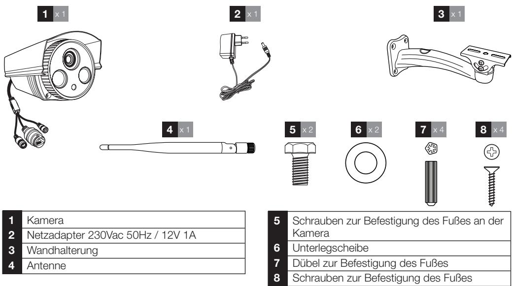 AVIDSEN FIXE EXTERIEURE WIFI HD - 1-INHALT DES SETS - 1