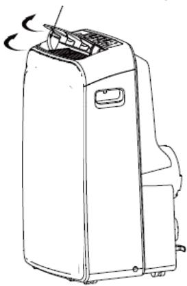 THOMSON THCLI127ER - Réglez la direction du flux d'air automatique (Fig.4): - 1